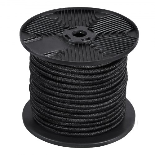 VEVOR 1/4 inch Bungee Cord, 120 ft/36 m Spool Heavy Duty Bungee Straps, 100% Str