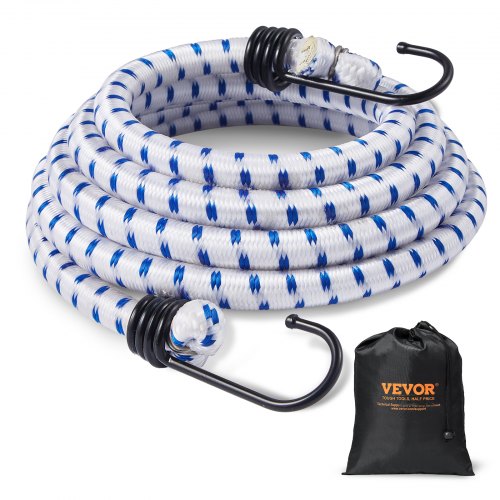 

VEVOR 6 Pcs Bungee Cords with A3 Steel Hooks 72" Heavy Duty Bungee Straps 12mm