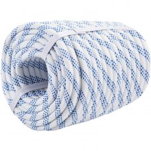 7/16" Double Braid Polyester Rope 300FT 8400 BREAKING STRENGTH 
