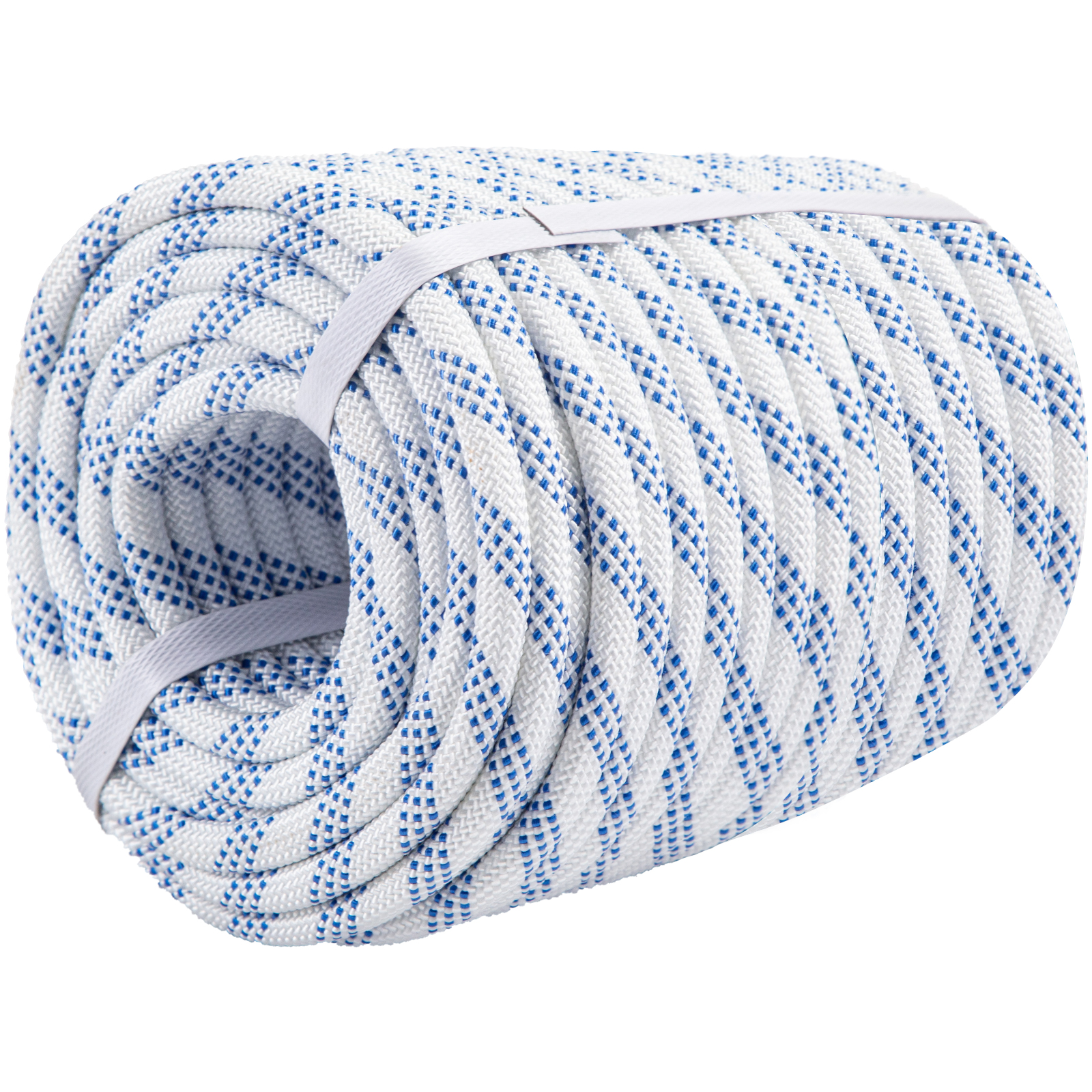 Vevor Double Braid Polyester Rope 3/7'' X 100 Ft Pulling Rope Cord White/blue от Vevor Many GEOs