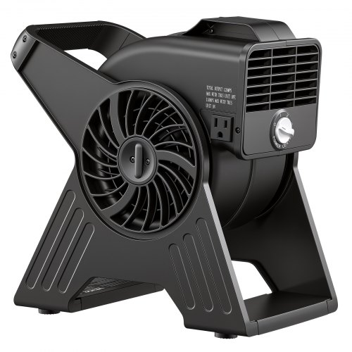 VEVOR Blower Fan, 13 in Portable Utility Floor Fan, 300 CFM, 3 Speeds, Multi-Angle Airflow, Lightweight Portable High Velocity Air Mover, for Drying,-image-010557767413