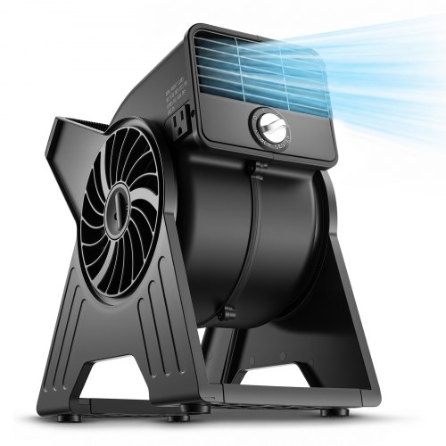 VEVOR Blower Fan, 13 in Portable Utility Floor Fan, 300 CFM, 3 Speeds, Multi-Angle Airflow, Lightweight Portable High Velocity Air Mover, for Drying, Dehumidifying, Carpets, Air Circulation, Cooling