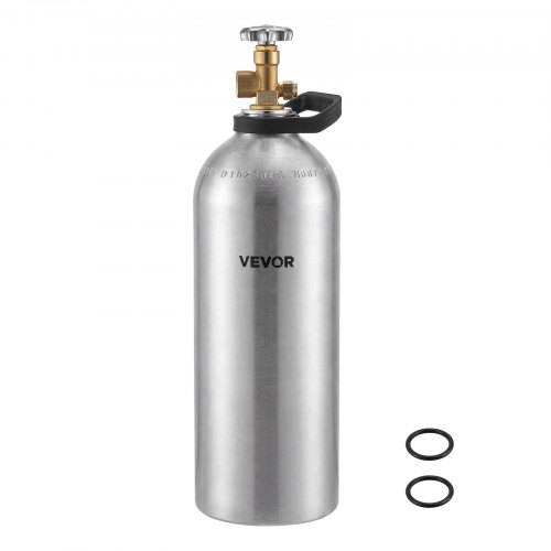 VEVOR 40 Cu Ft DOT Nitrogen Cylinder Aluminum Alloy Air Tank Ships Empty HighStrength Aluminum Alloy 6061T6 Cylinder with CGA580 Valve Handle