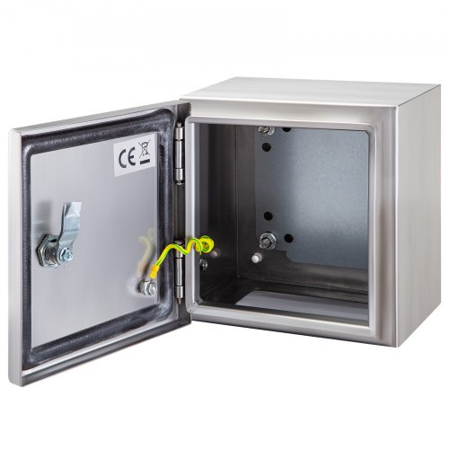 

VEVOR NEMA Stainless Steel Enclosure, 16 x 16 x 8'' NEMA 4X Steel Electrical Box, IP66 Waterproof & Dustproof, Outdoor/Indoor Electrical Junction Box, with Mounting Plate