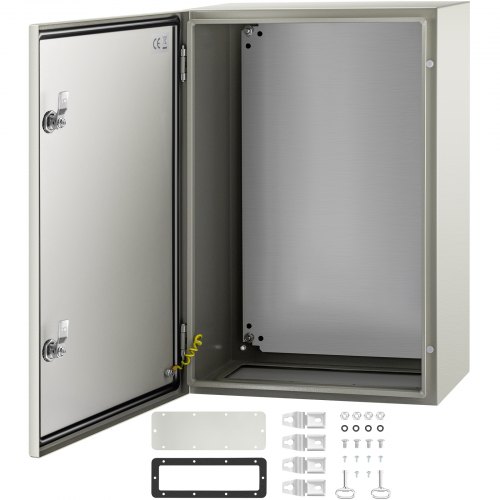 Details about   VEVOR 24x16x10'' Carbon Steel Electrical Enclosure IP65 Wall Mount Junction Box 