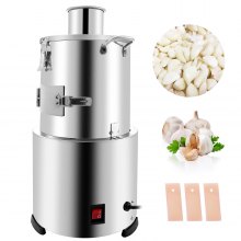 VEVOR 110V Whole Garlic Peeling Machine Electric 25KG/H 200W Automatic Stainless Steel Time and Labor Saving for Household and Commercial Use Restaurants Barbecue Shops Canteen Hotels
