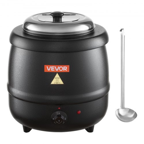 

VEVOR Commercial Soup Warmer Soup Station with 10Qt Pot Soup Kettle Warmer