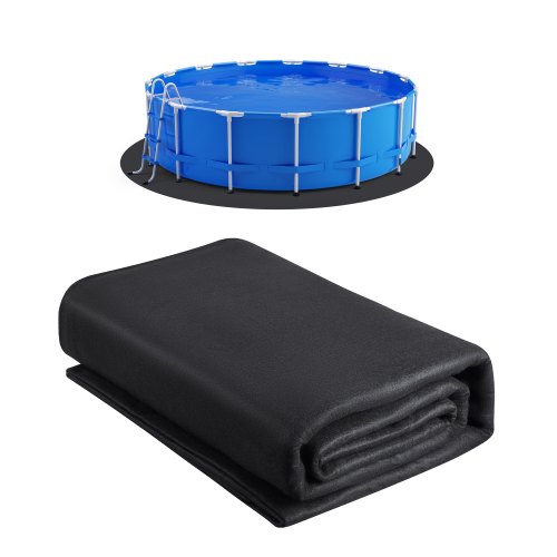 

18ft Round Pool Liner Pad for Above Ground Pools Prevents Punctures Pool Mat