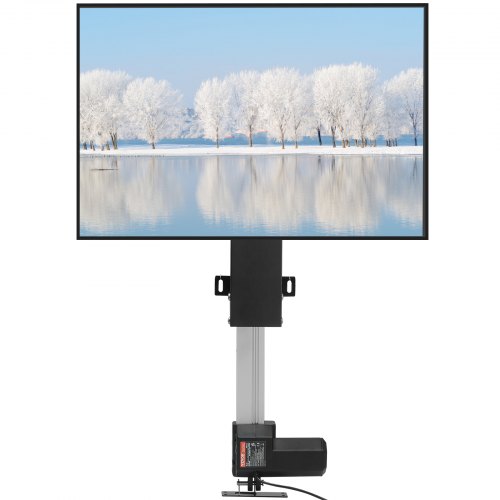 

VEVOR Motorized TV Lift Stroke Length 28 Inches Motorized TV Mount Fit for Max.50 Inch TV Lift with Remote Control Height Adjustable 38-65 Inch,Load Capacity 132 Lbs