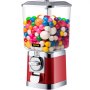 Vevor Gumball Machine Gumball Coin Bank 16.5" Vintage Vending Machine Pc Red
