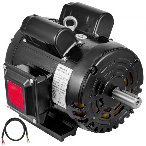5hp Air Compressor Duty Electric Motor 184t Frame 1725 Rpm 208-230v Single Phase
