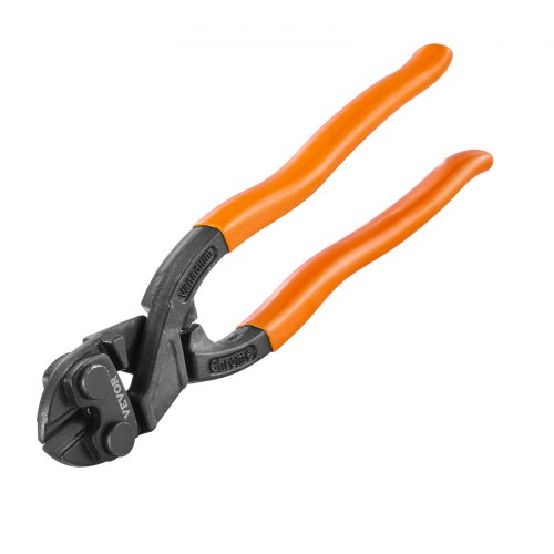 

VEVOR Bolt Cutter, 8" Mini Lock Cutter, Streamlined Ergonomic Handle, Chromium Vanadium Alloy Steel Blade, Heavy Duty Bolt Cutter for Rods, Bolts, Cables, Steel Wires, Rivets, and Chains