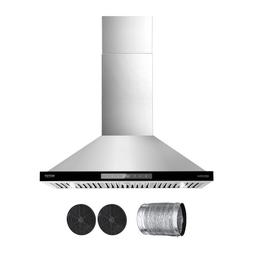 

VEVOR 36" Wall Mount Range Hood Ceiling Mount Vent 800CFM Gesture & Touch Control