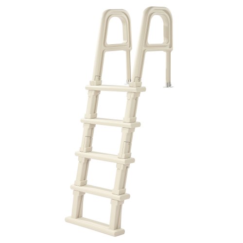 

Inclined Pool Ladder 5-Step & 2 Handrails of 300 lb Capacity for 48-54 In Pools