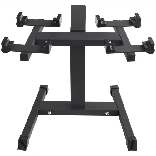 VEVOR Adjustable Dumbbell Stand, Home Fitness Rack and Stand with Media Rack, Safe and Convenient Dumbbell Weight Holder, Compact Dumbbell Storage Rack Perfect for Home Gym Strength Training DZXYLJTGIPAD0ACDHV0