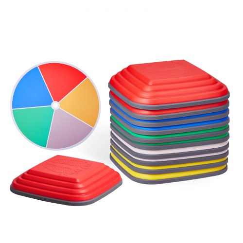 

VEVOR Kids Balance Stepping Stones Sensory Obstacle Course 10 PCS Outdoor Indoor