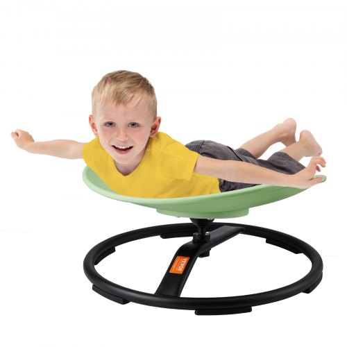 

VEVOR Kids Swivel Chair, 100KG Capacity, Sensory Spinning Chair, Autistic Kids Sensory Toy Chair with Non-Slip Metal Base, Toddler Sit and Spin Chair for Coordination Balance Focus Training Green