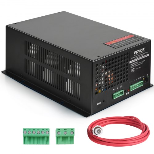 

VEVOR CO2 Laser Power Supply, 150W, Power Supply for 150W Laser Tube, Constant Current Protection, Open Circuit Protection, Fast Heat Dissipation, Compatible for Multi-brand Laser Engravers & Cutters