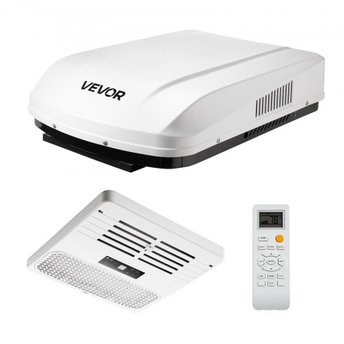 VEVOR RV Air Conditioner, 13500 BTU RV AC Unit, 120V Ducted Rooftop Air Conditioner with Variable Speed Compressor, Easy Install Quiet Cooling AC Unit