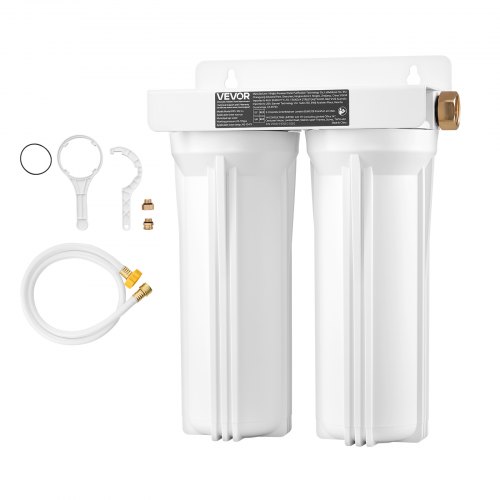 

RV Water Filter System 2-Cartridge Water Filtration for Campers RVs Boats