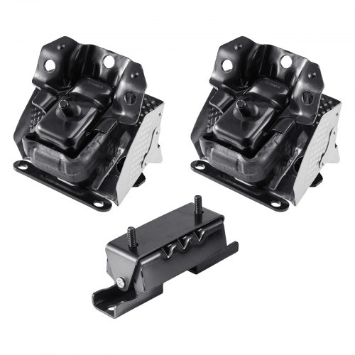 

VEVOR Engine and Transmission Motor Mount Kit Replacement, Set of 3, Compatible with 2007–2013 Chevrolet Silverado 1500 5.3L V8, Replace OE# A5365, A5365, A2638, Secure Support