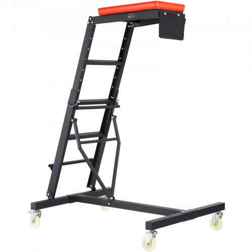 VEVOR Automotive Top Creeper, with Adjustable Height 49.6 to 75.6, 400 LBS Capacity High Creeper, 4 Swivel Caster Wheels, Heavy Duty Foldable Creeper for Auto Repair and Maintenance