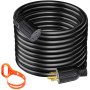 Generator Power Cord Extension Cord 50ft 30a, L5-30p To L5-30r Locking Connector