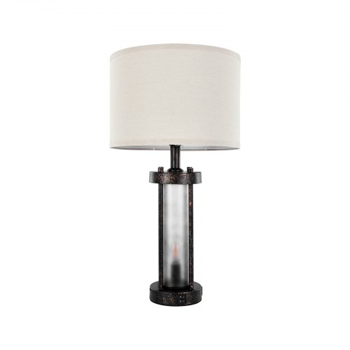 VEVOR Table Lamps Set of 2 Farmhouse Bedside Nightstand Lamps with USB Ports,Desk Lamp