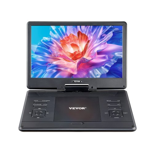 

Portable DVD Player 14inch HD Swivel Display Screen 4.5-5 Hours Built-in Battery