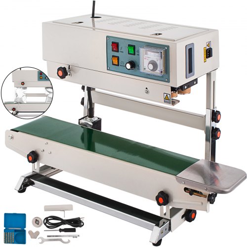 Stainless Steel Fr900 Vertical & Horizontal 110volt Continuous Band Bag Sealer