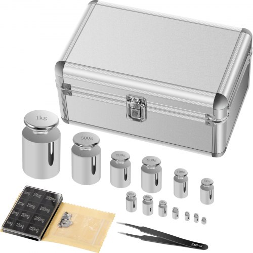 F1 Grade 25pcs/set Calibration Weight Kit Calibration Jewelry 1mg-1kg High Grade