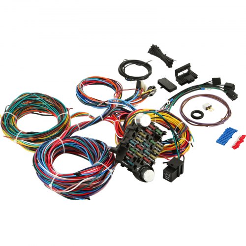 Vevor 21 Circuit Wiring Harness Fit Chevy Universal Wires X-long For Ford