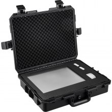 VEVOR IP67 Waterproof Hard Case 15-17 Inch Hard Carrying Case w/ Foam Insert