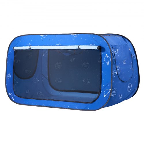 

VEVOR 2 Doors Bed Tent Breathable Tent Light Blackout with 0.33 in Fiber Poles