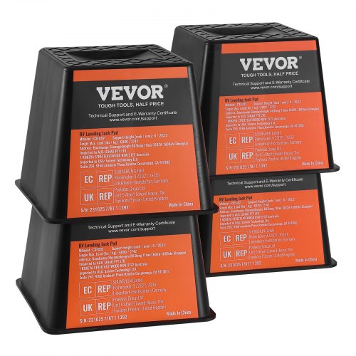 VEVOR Trailer Jack Block, 6000 lbs Capacity per RV Leveling Block, High-quality