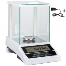 VEVOR Analytical Balance 200g Analytical Scale 0.1mg High Precision Electronic Analytical Balance Precision Balance with Φ 80mm Tray Digital Scientific Lab Scale for Laboratory Pharmacy