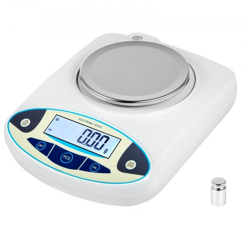 

VEVOR Lab Scale Analytical Balance, 3000g x 0.01g Accuracy High Precision Lab Scale 13 Units Conversion Scientific Digital Laboratory Balance Scale for Lab, Jewelry, Industrial, Business(3000g, 0.01g)