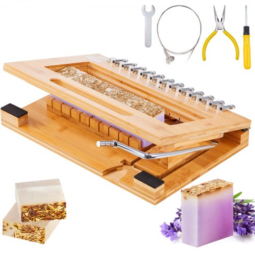 VEVOR Soap Cutter, Cut 1-12 Bars, Precisely and Accurately Cut 1 Inch Bars, Mult