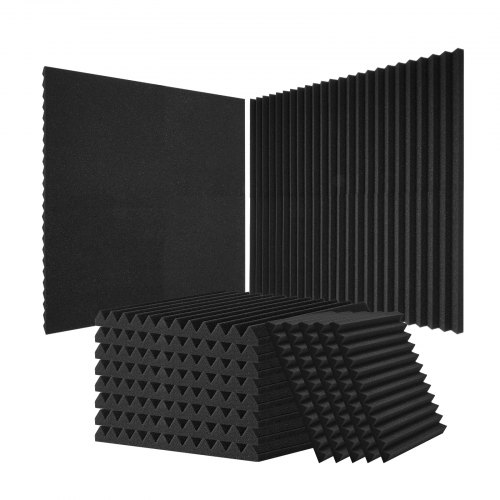 VEVOR Acoustic Foam Panels, 80 Pack 12 x 12 x 1 inches, High Density Soundproof