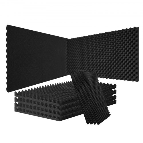 

VEVOR Acoustic Foam Panels 2 Pack 48 x 24 x 2 in for Studio Wall and Ceiling