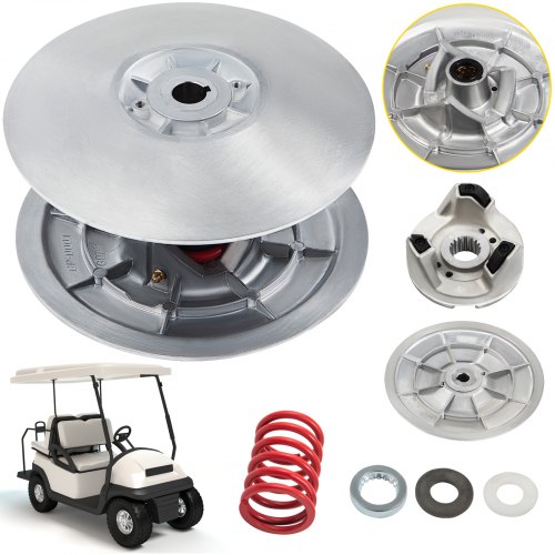 VEVOR Golf Cart Secondary Driven Power Clutch Kit Metal Surface Drive Clutch 1985-2007 Driven Clutch Kit Compatible with Yamaha Low End G2-G28 Golf Cart (with Spring)