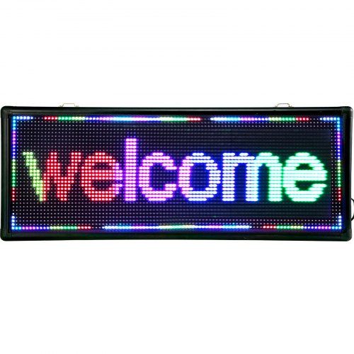 27"x14" LED Self-design Programmable Scrolling Message Open Sign Display Board!! 