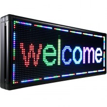 Led Sign Led Scrolling Sign 40 x 8 inch Seven-color Sign For Advertising