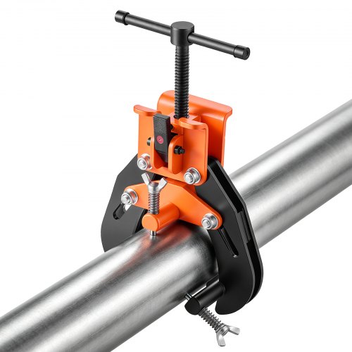 VEVOR 1"-3" Pipe Alignment Clamp Tool, Precision 3-Point Alignment Tool with T-Handle & Quick Release Button, High-Strength Steel Pipe Clamp for Piping Welding & Fabrication