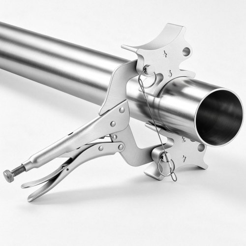VEVOR Pipe Welding Clamp, Welders 3rd Hand for 1.5", 2", 3", 4" Pipes, Portable Butt Weld Alignment Clamp, Welding Third Hand Tool, Heavy Duty Welding Plier for Industrial Pipeline Work