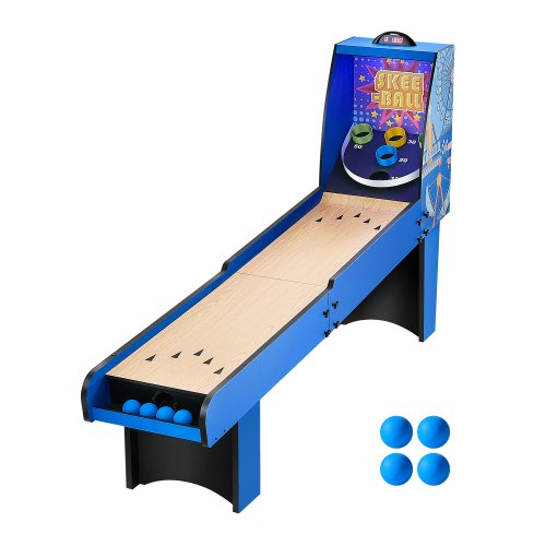 

8 ft Roll & Score Arcade Game Table Electronic Scorer Family Game Room 4 Balls