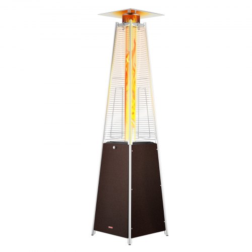 VEVOR Propane Patio Heater 48000BTU Pyramid w/Wheels for Outdoor Patio Bronze VEVOR Propane Patio Heater 48000BTU Pyramid w/Wheels for Outdoor Patio Bronze