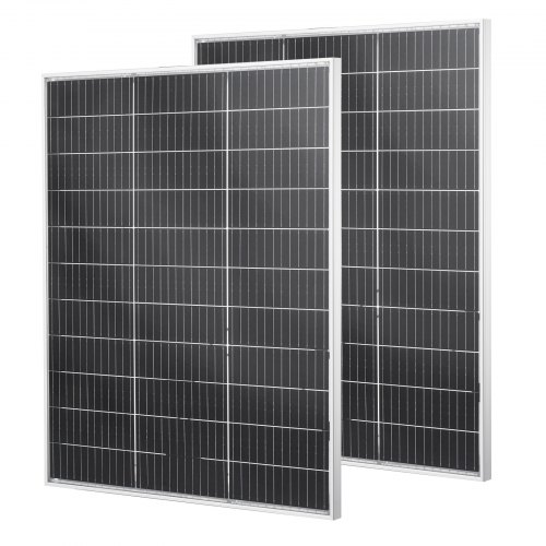 

VEVOR 2PCS 100W Bifacial Solar Panels, 23% High-Efficiency N-Type Monocrystalline PV Module with MC4 Output & Aluminum Frame, IP67 Waterproof Solar Panel for Car Boat RV Flat Rooftop Off-Grid