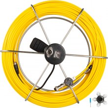 50m Length Pipe Inspection Camera Cable w/Handle System Sewer Drain Pipeline