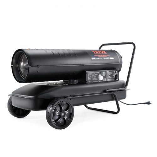 

VEVOR Kerosene Forced Air Heater, 175000 BTU Portable Torpedo Diesel Space Heater with Thermostat, 13.2 Gallon Tank Energy-Efficient heavy-duty Heater, for Indoor Outdoor Use Workshop Industry